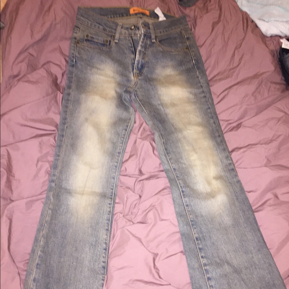 Dirty Jeans flared size 26 dirty wash grungy